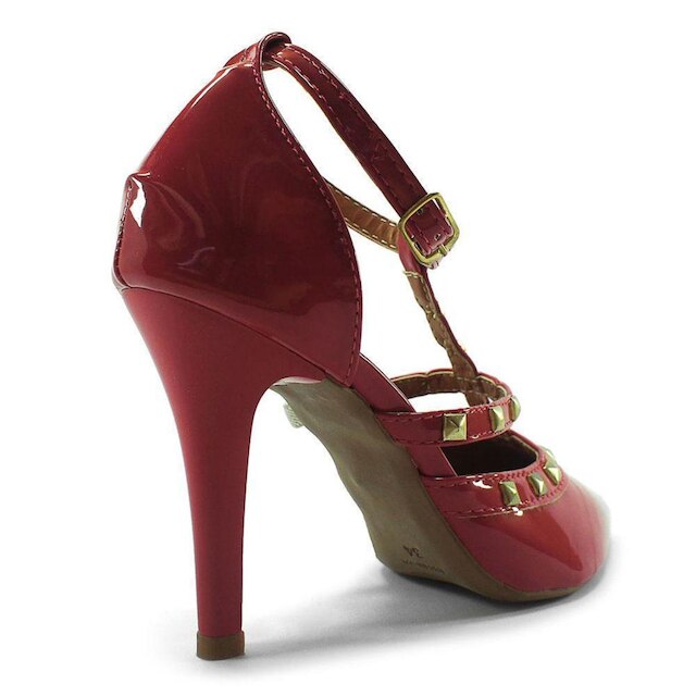 Scarpin Zhaceci Salto Alto com Spike Feminino