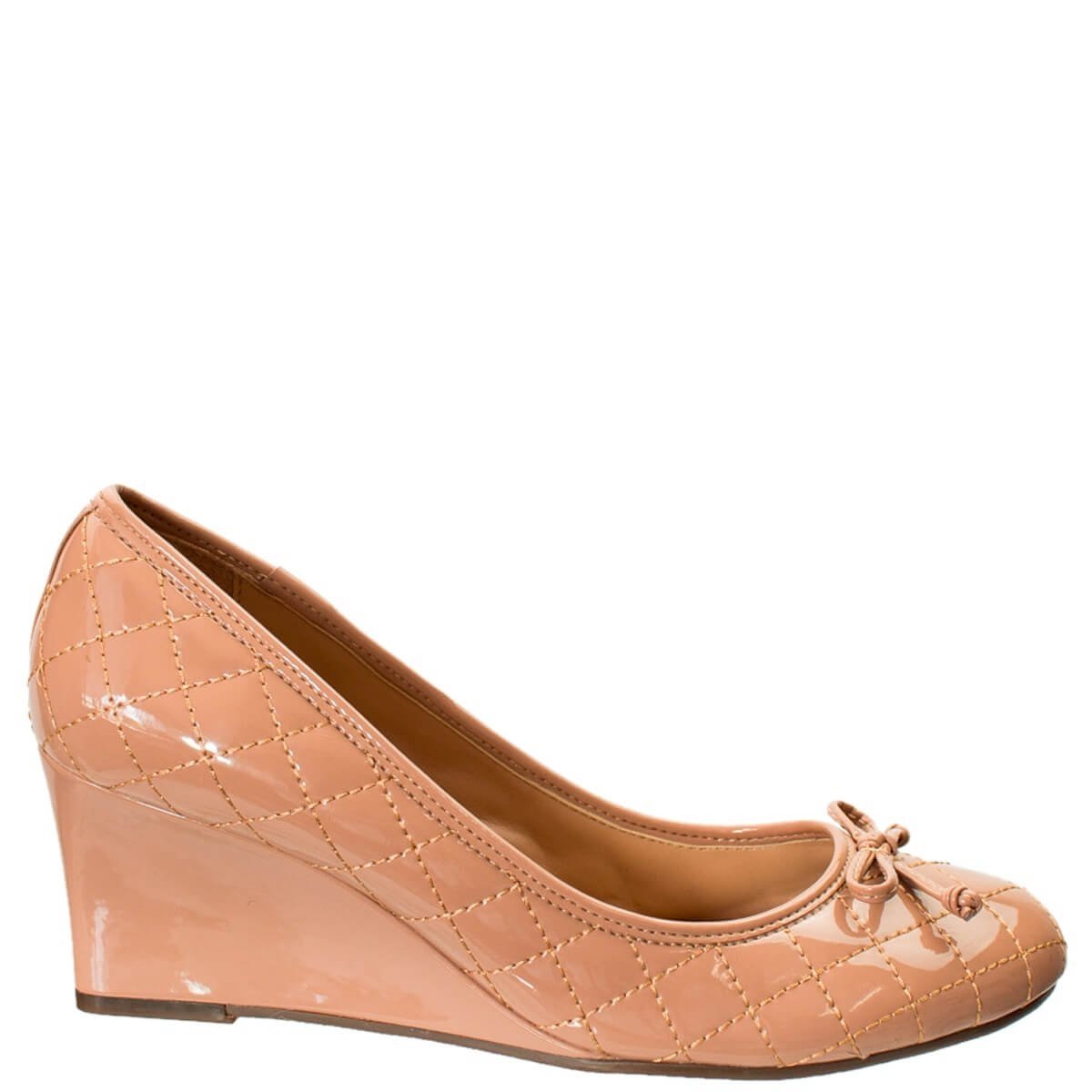 scarpin anabela arezzo