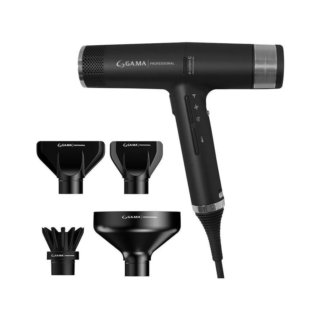 Secador de Cabelo GA.MA Italy Profissional Preto 1600W 3 Velocidades iQ3 Perfettoc