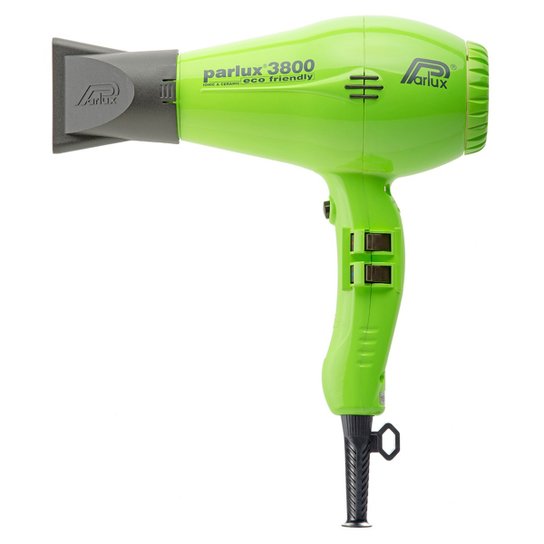 Secador de Cabelo Parlux 3800 Ion Profissional 220v - Verde Limão