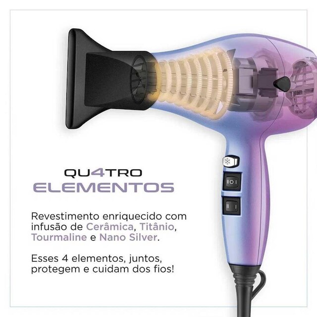 Secador de Cabelos By Juliette Mondial 2000W SCP-JU-03 127V