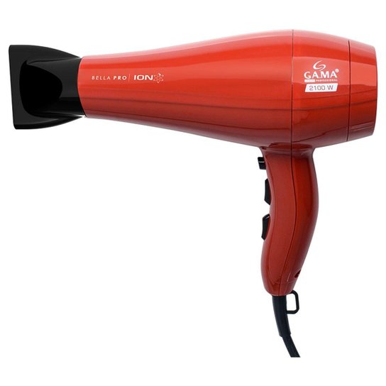 Secador Gama Itally Secador Bella Pro Íon Profissional 220v - Vermelho