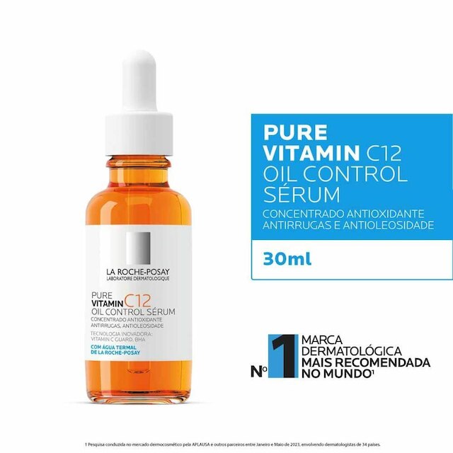 Sérum Antirrugas La Roche-Posay - Pure Vitamin C12 Oil Control 30ml
