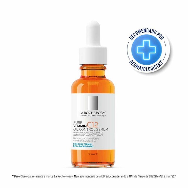 Sérum Antirrugas La Roche-Posay - Pure Vitamin C12 Oil Control 30ml