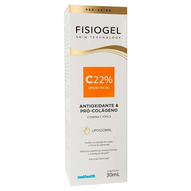 Sérum Facial Antioxidante Fisiogel - C22% 30ml