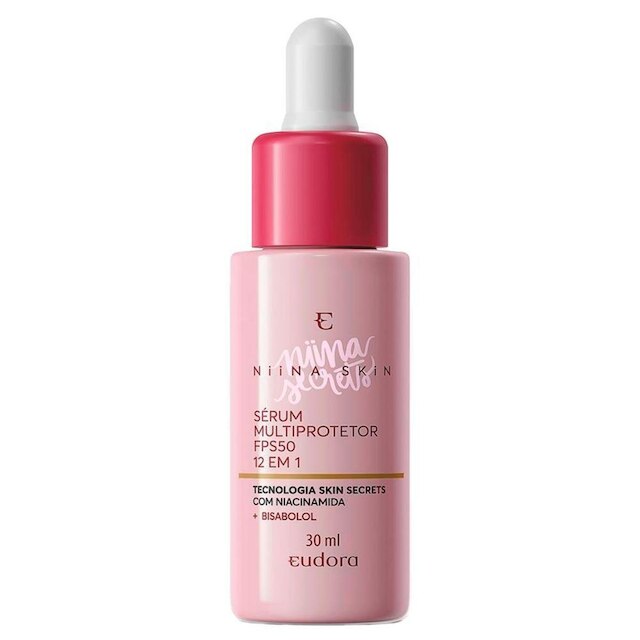 Sérum Multiprotetor Eudora by Niina Skin FPS50 12 em 1 30ml
