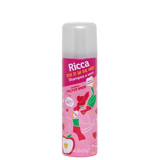 Shampoo a seco maça do amor Ricca 50ml