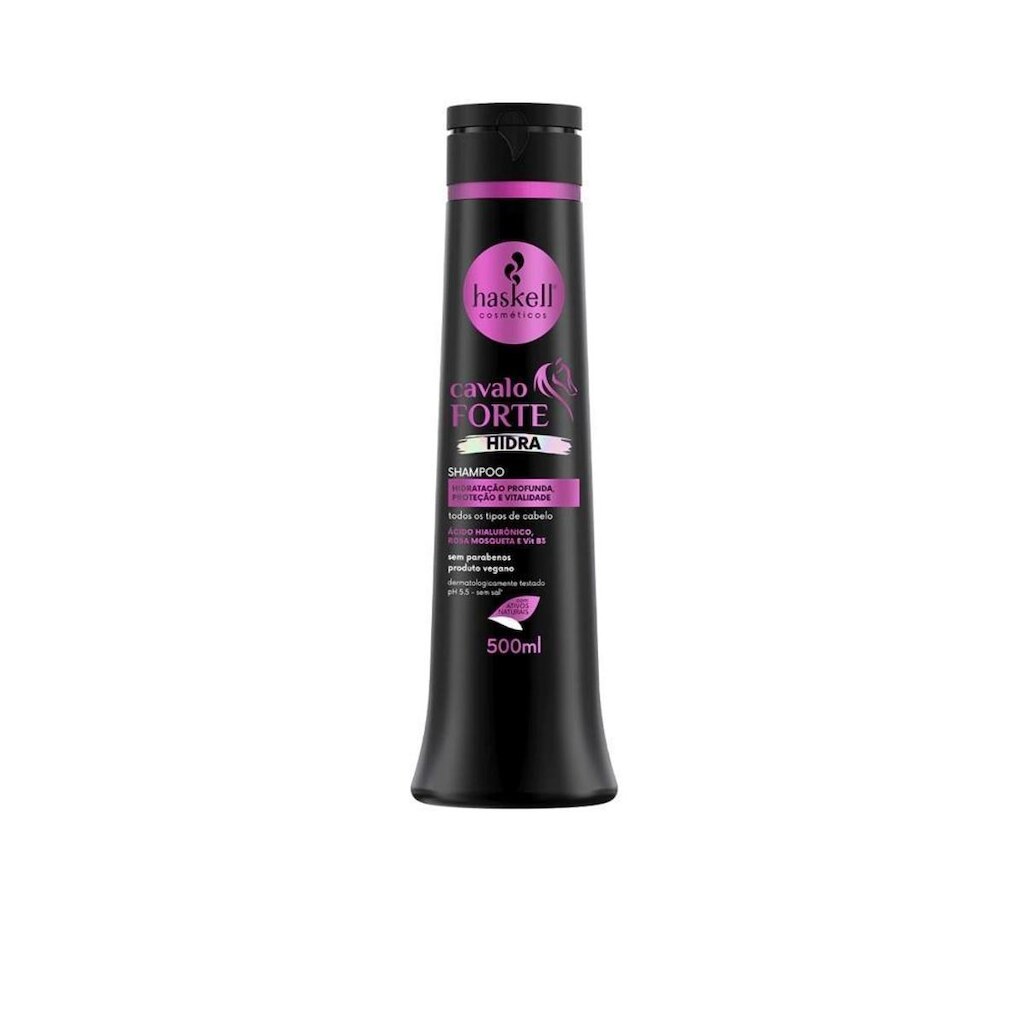 Shampoo Haskell Cavalo Forte Hidra Hidratação Força 500 ml