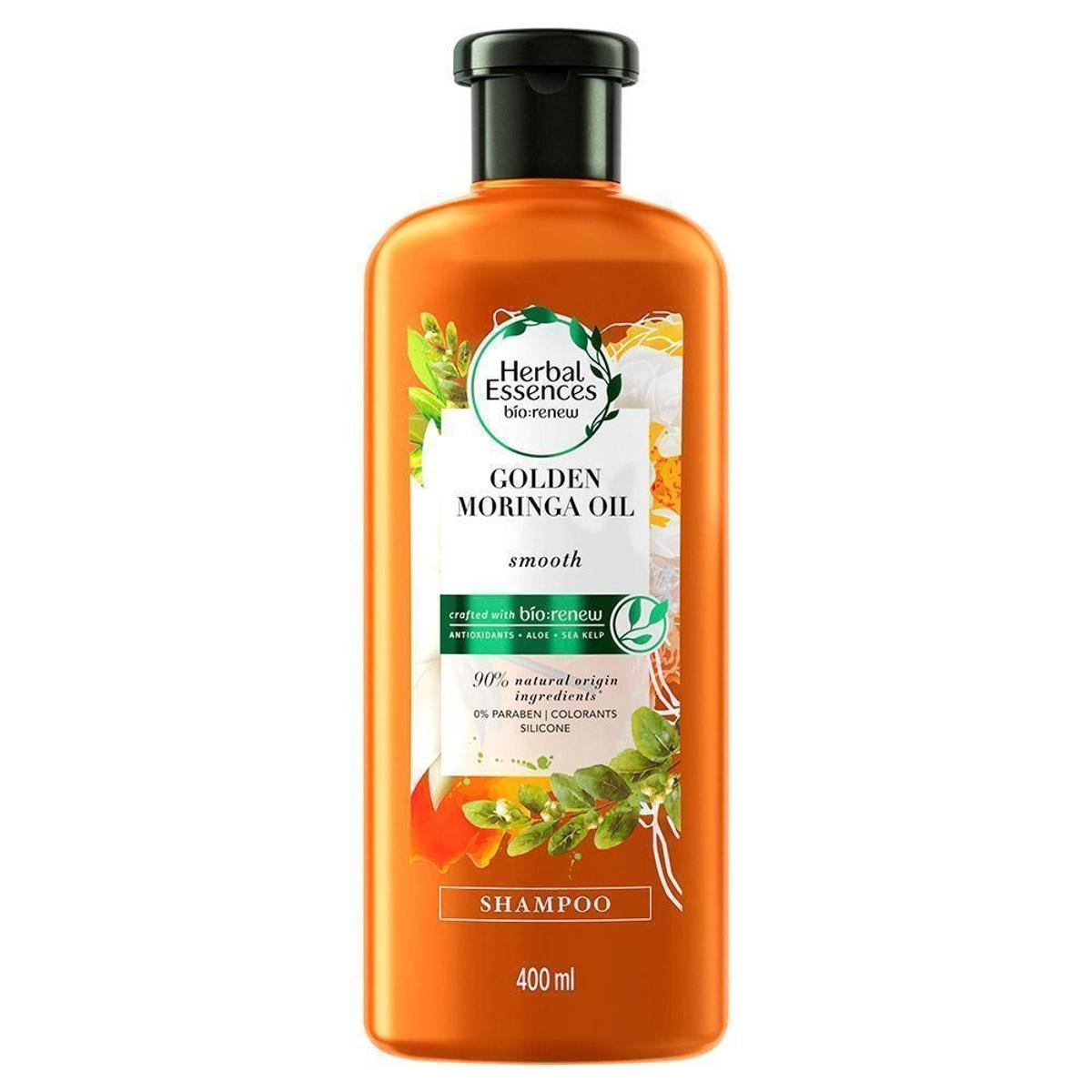 Shampoo Herbal Essences Bio Renew Óleo de Moringa Dourada 400ml - Única Menor preço em Shampoo Herbal Essences Bio Renew Óleo de Moringa Dourada 400ml - Única