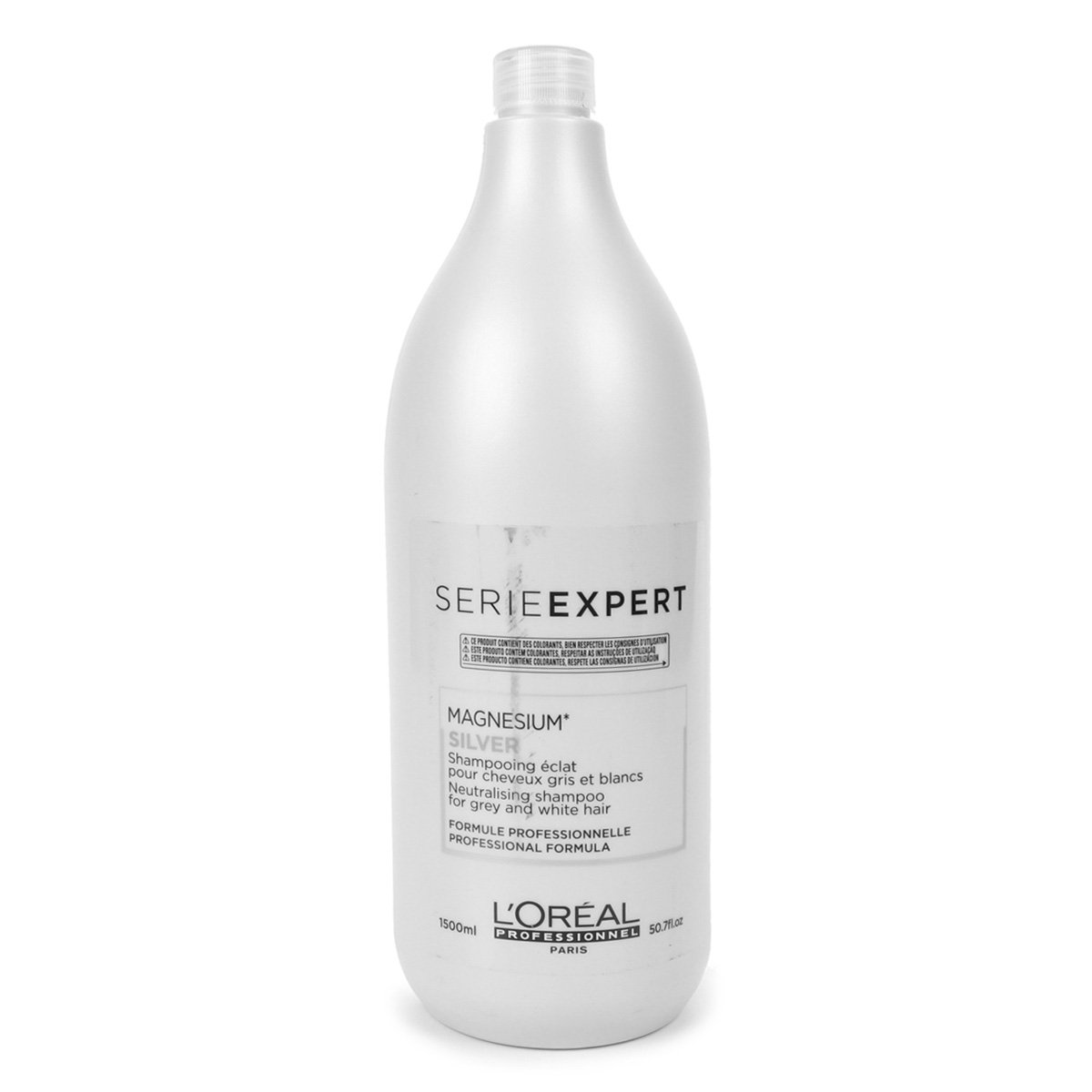 Shampoo L'Oréal Professionnel Serie Expert Silver 1500Ml - Incolor Menor preço em Shampoo L'Oréal Professionnel Serie Expert Silver 1500Ml - Incolor