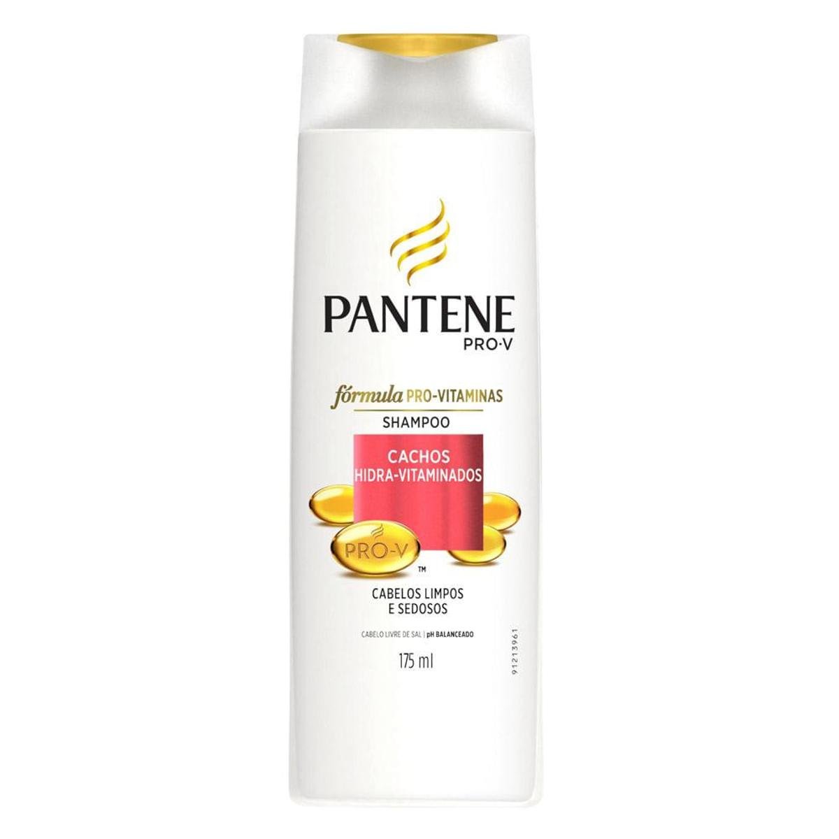 Shampoo Pantene Cachos Hidra-Vitamiandos - 175ml - Incolor Menor preço em Shampoo Pantene Cachos Hidra-Vitamiandos - 175ml - Incolor