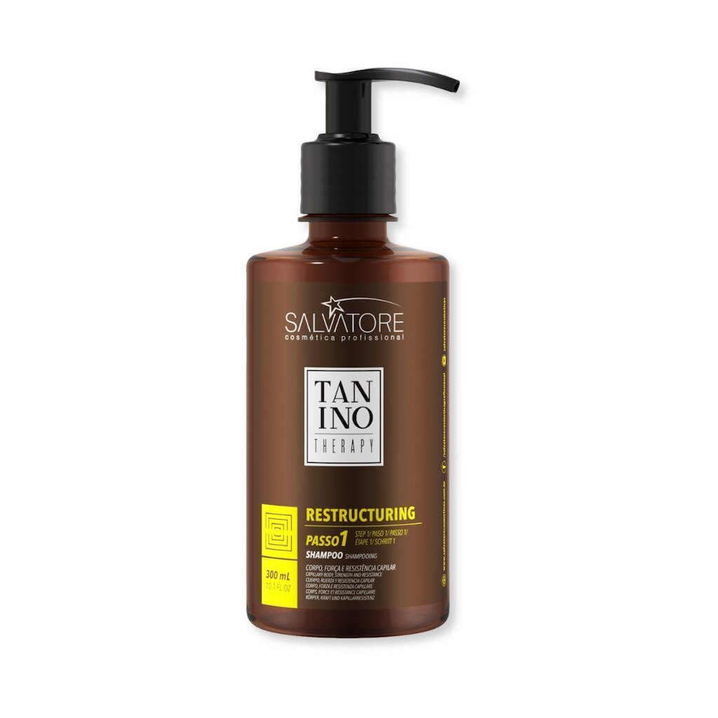 Shampoo Reconstrução Tanino Therapy Salvatore 300ml