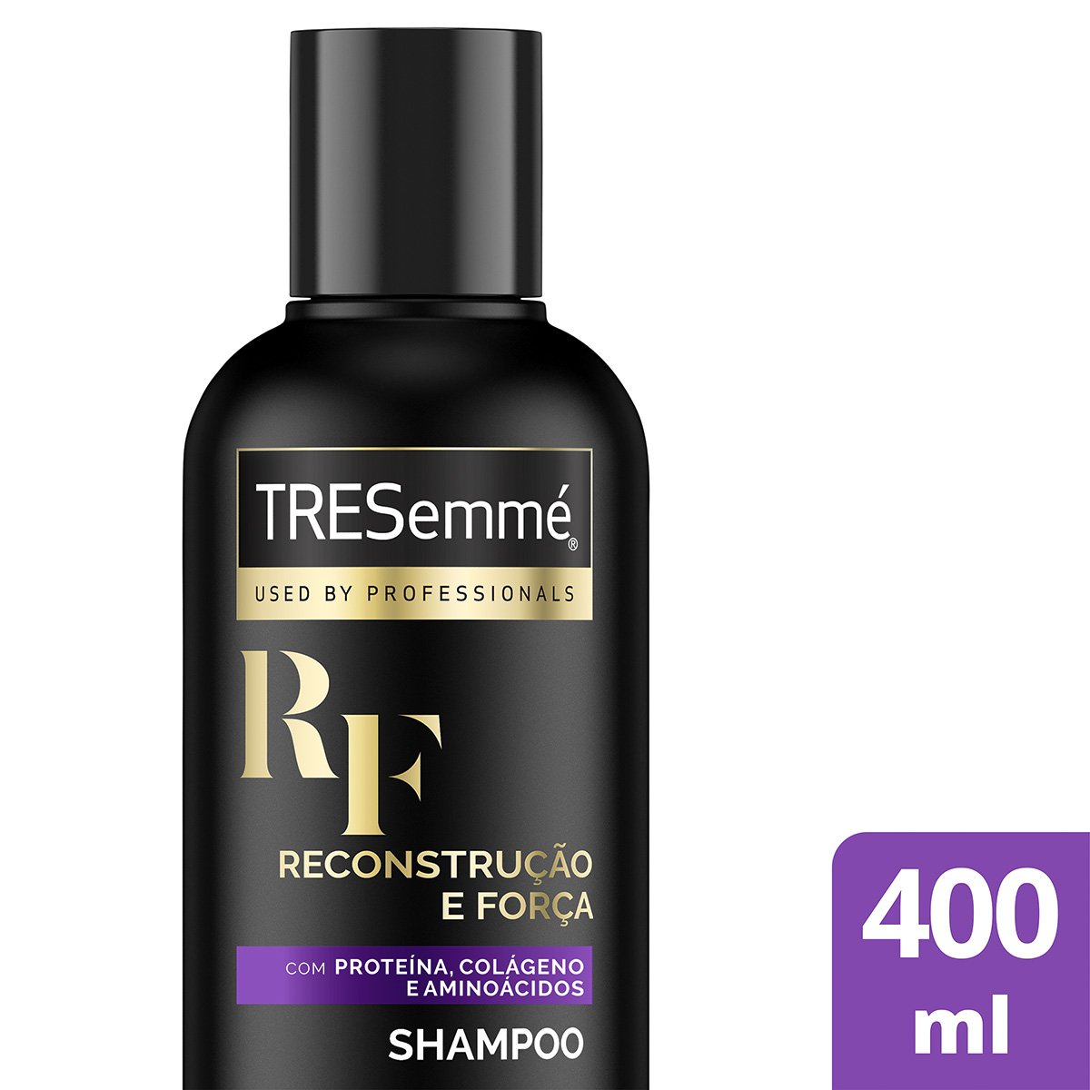 Shampoo Tresemmé Reconstrução e Força 400ml - Incolor Menor preço em Shampoo Tresemmé Reconstrução e Força 400ml - Incolor