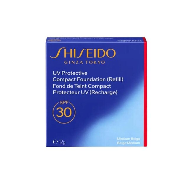 Shiseido Refil Compact Foundation Dark Beige Protetor Solar Compacto 12g