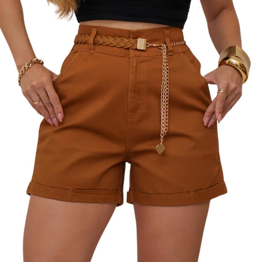 SHORT 3RD SARJA COM CINTO FEMININO