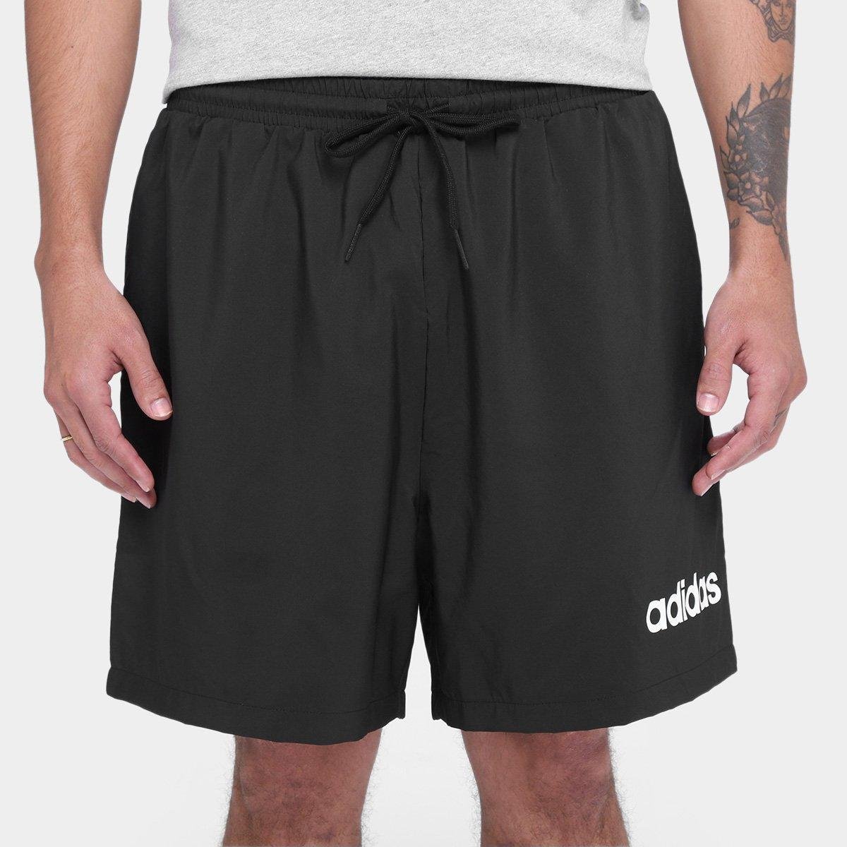 Short Adidas Chelsea Logo Linear Masculino Menor preço em Short Adidas Chelsea Logo Linear Masculino