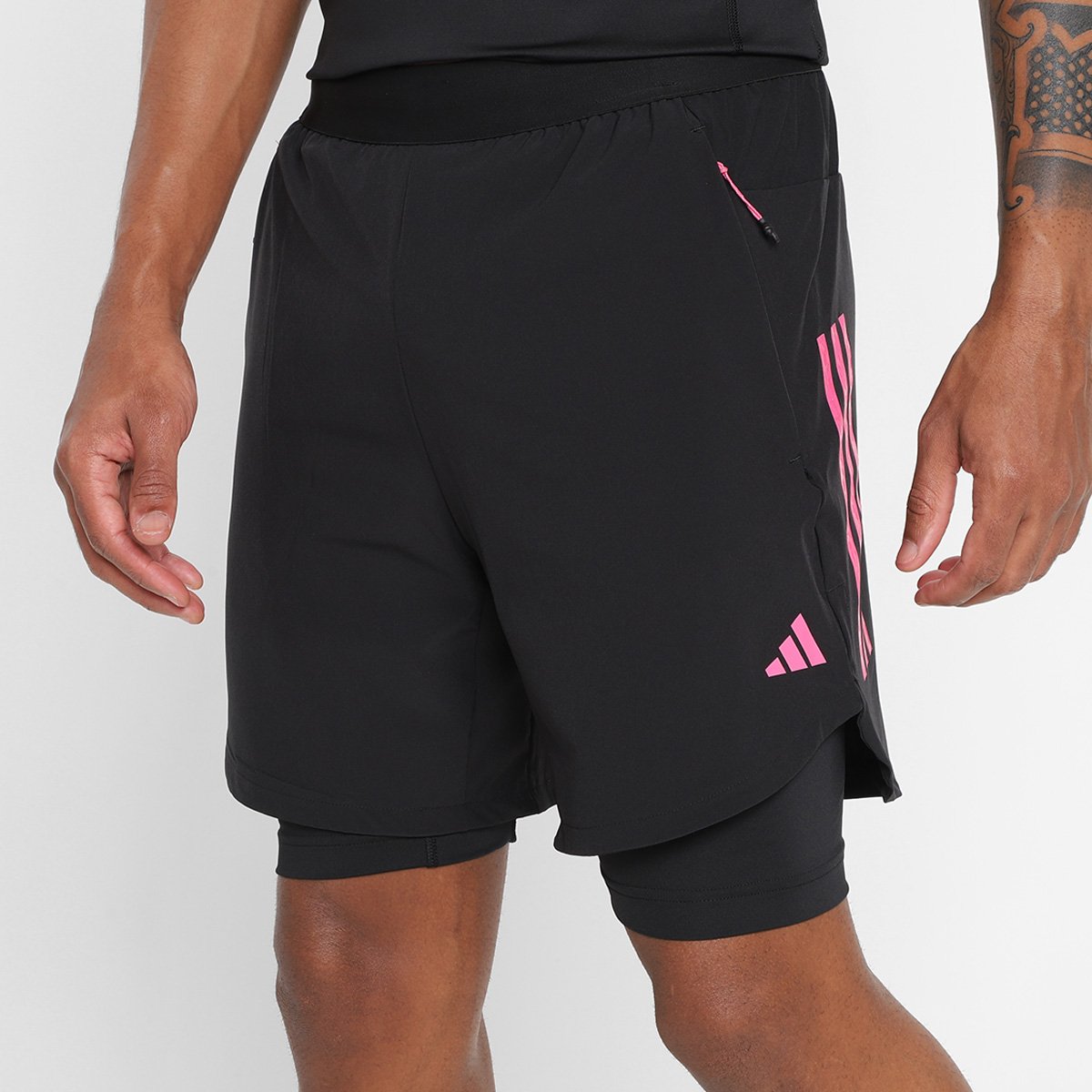 Short Adidas Designed 4 Training Pro Series Masculino - Preto Menor preço em Short Adidas Designed 4 Training Pro Series Masculino - Preto