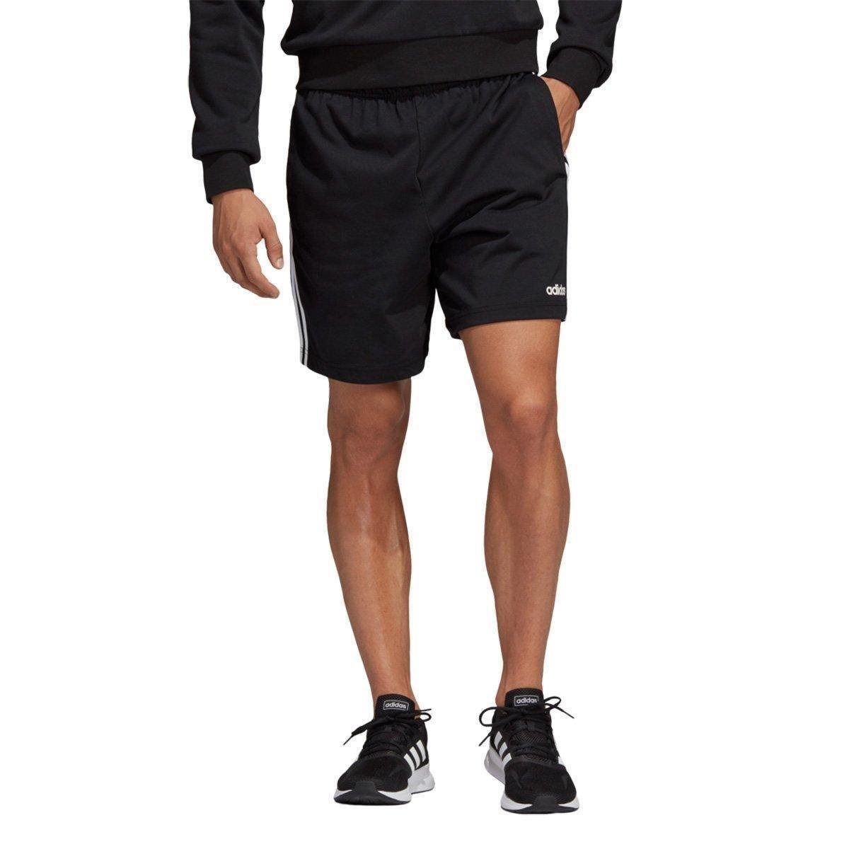 short adidas masculino preto