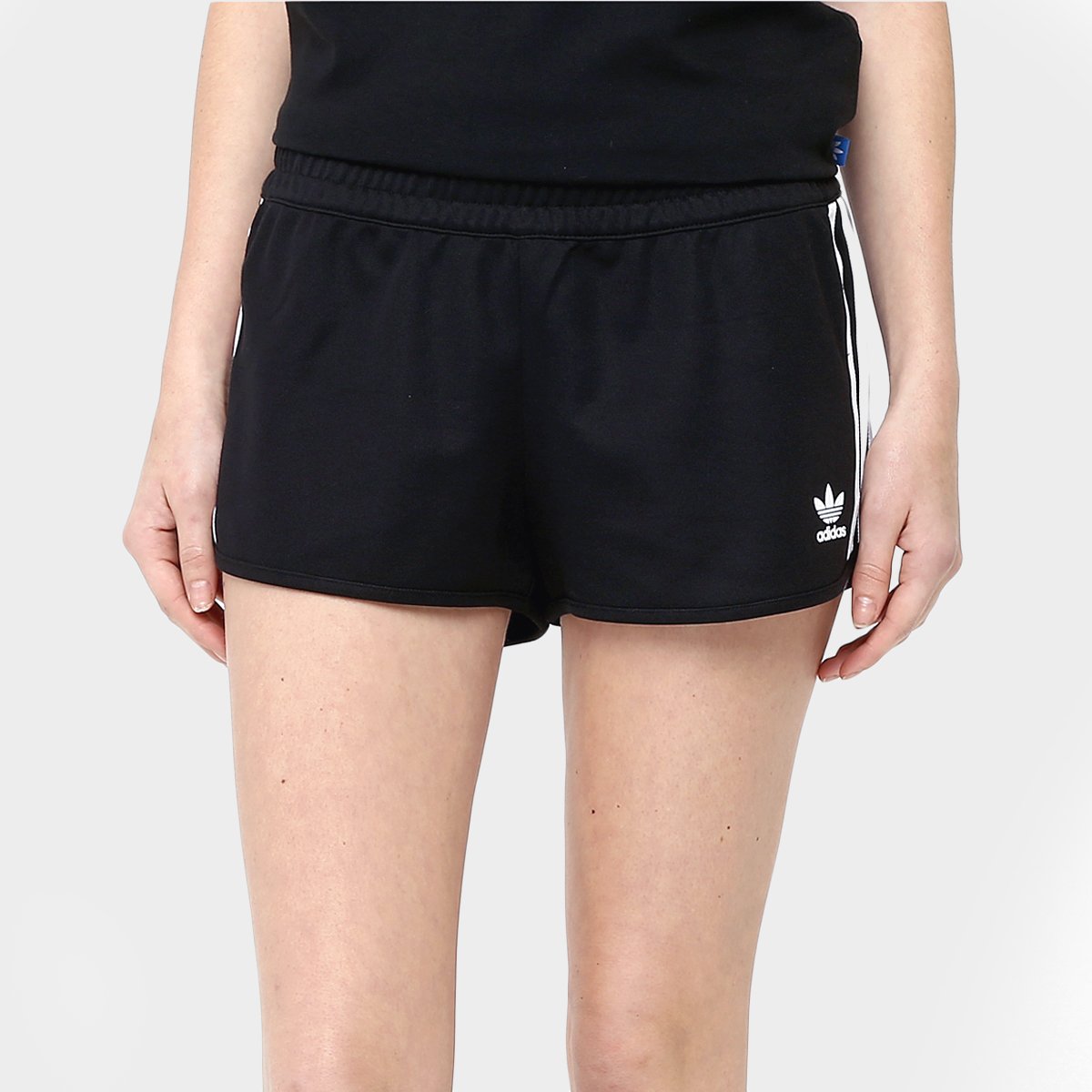 short adidas originals 3 stripes feminino