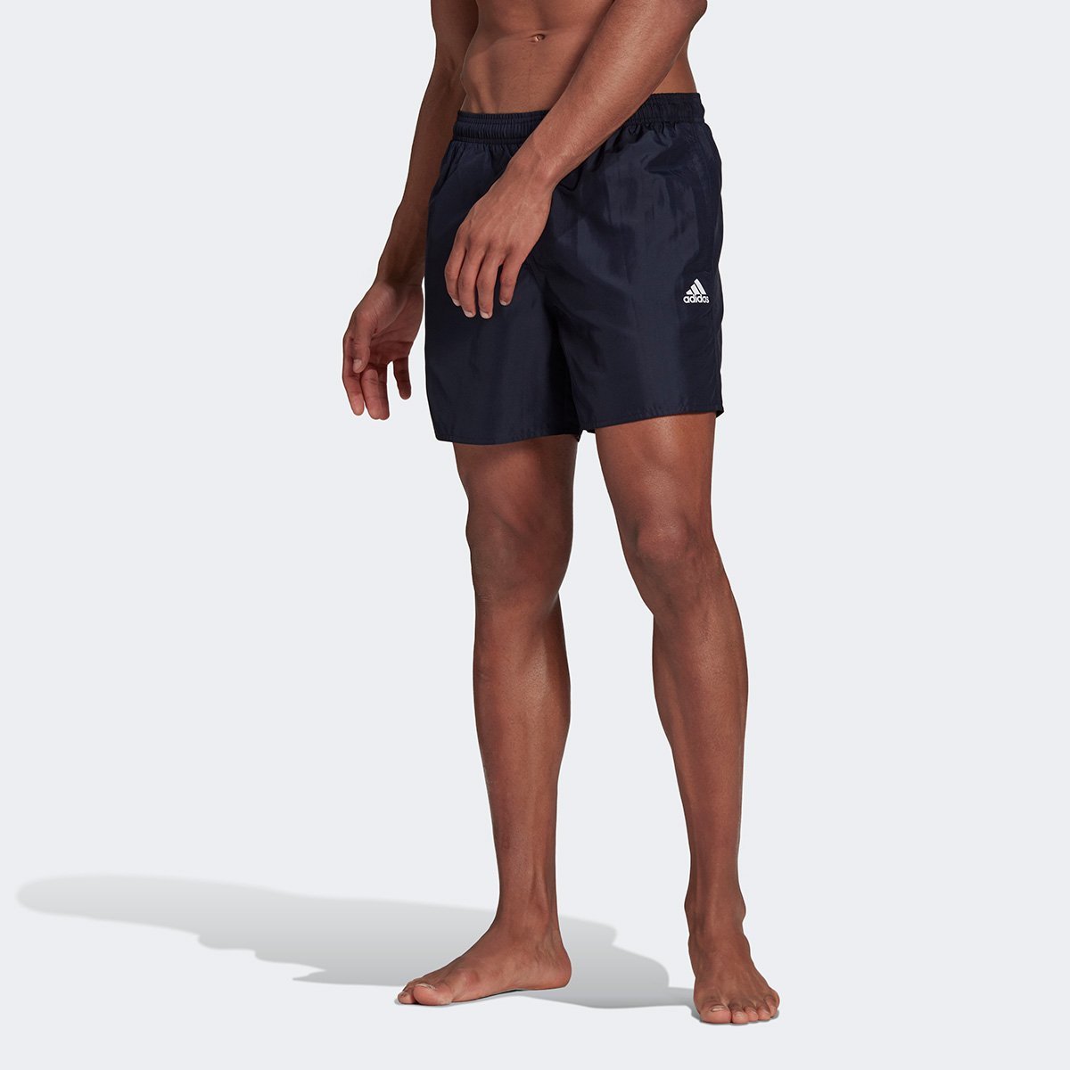 Short Adidas Swim Solid Masculino - Azul Escuro Menor preço em Short Adidas Swim Solid Masculino - Azul Escuro
