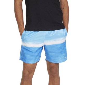 Short Aeropostale Masculino D'Água Swimwear Gradient Blue Colors Azul