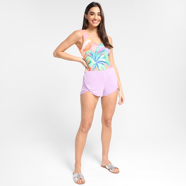 Short Água Doce Microfibra Beach Feminino