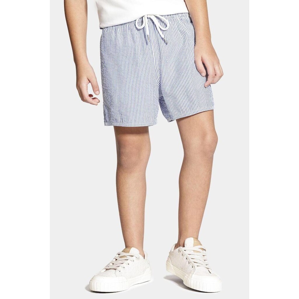 Short Aramis Infantil Praia Listrado Navy Marinho