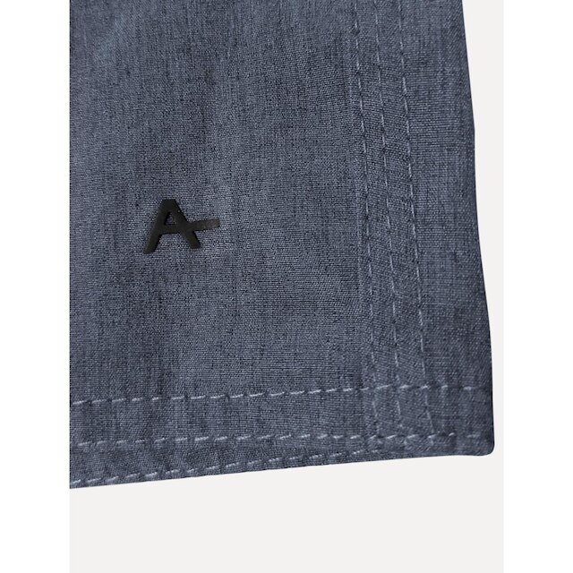 Short Aramis Masculino D'Água Elastico Melange Azul Índigo Mescla