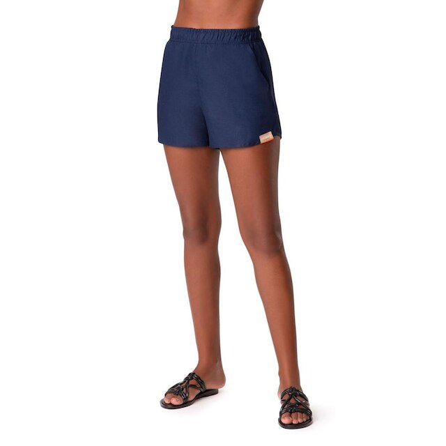 Short Básico Linen Gaze Off white P