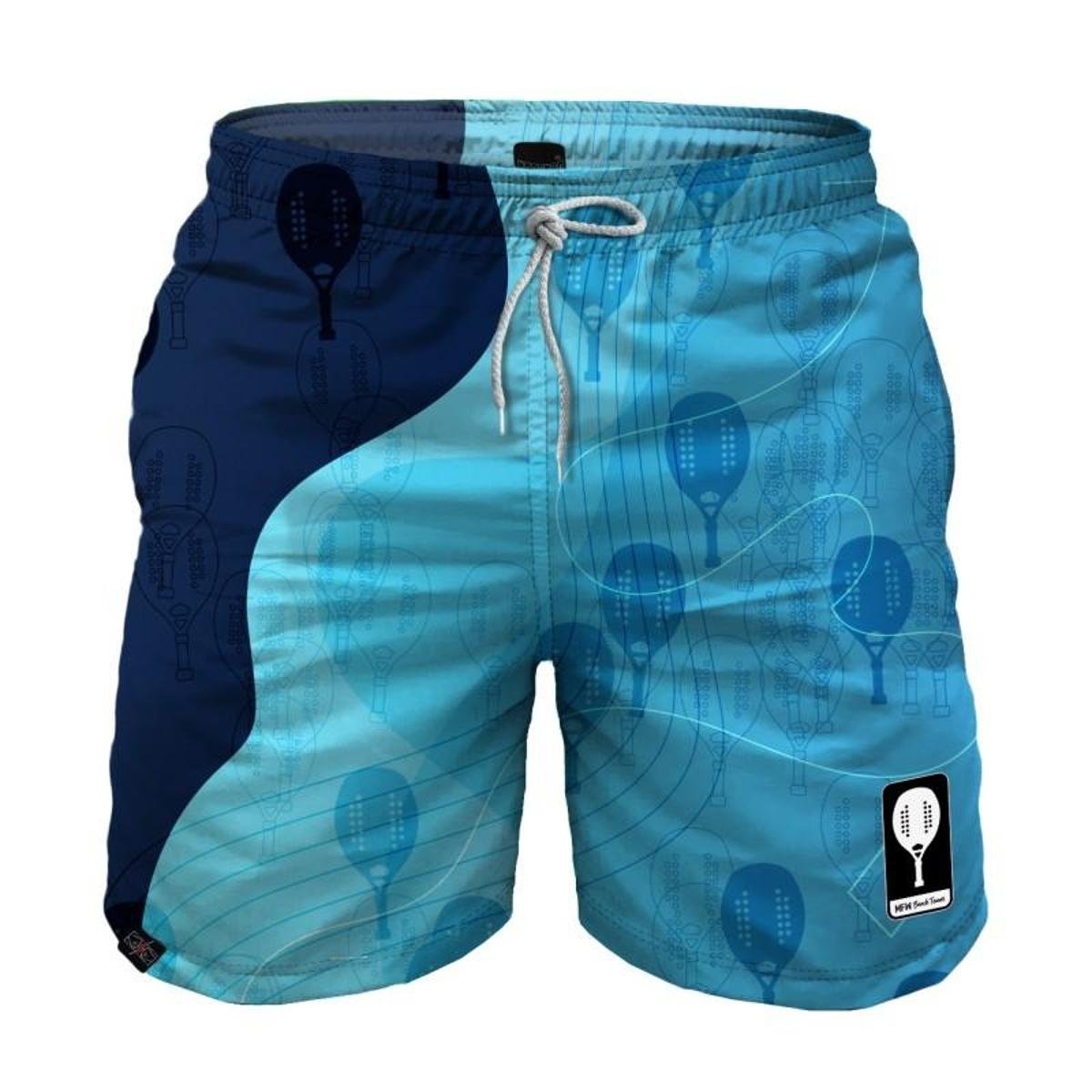 Short Beach Tennis Ocean Tactel Masculino com Bolsos - Preto Menor preço em Short Beach Tennis Ocean Tactel Masculino com Bolsos - Preto