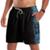 Short Bermuda Pilates Tecnodots Preto Azul - Preto+Azul
