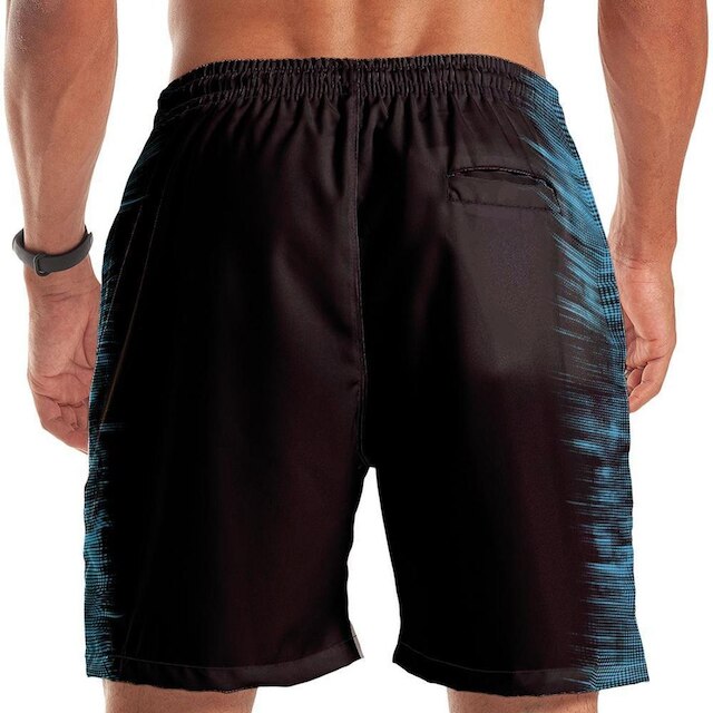Short Bermuda Pilates Tecnodots Preto Azul