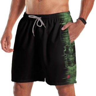 Short Bermuda Pilates Tecnodots Preto Verde