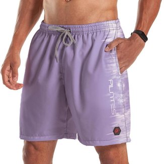 Short Bermuda Pilates Tecnodots Roxo