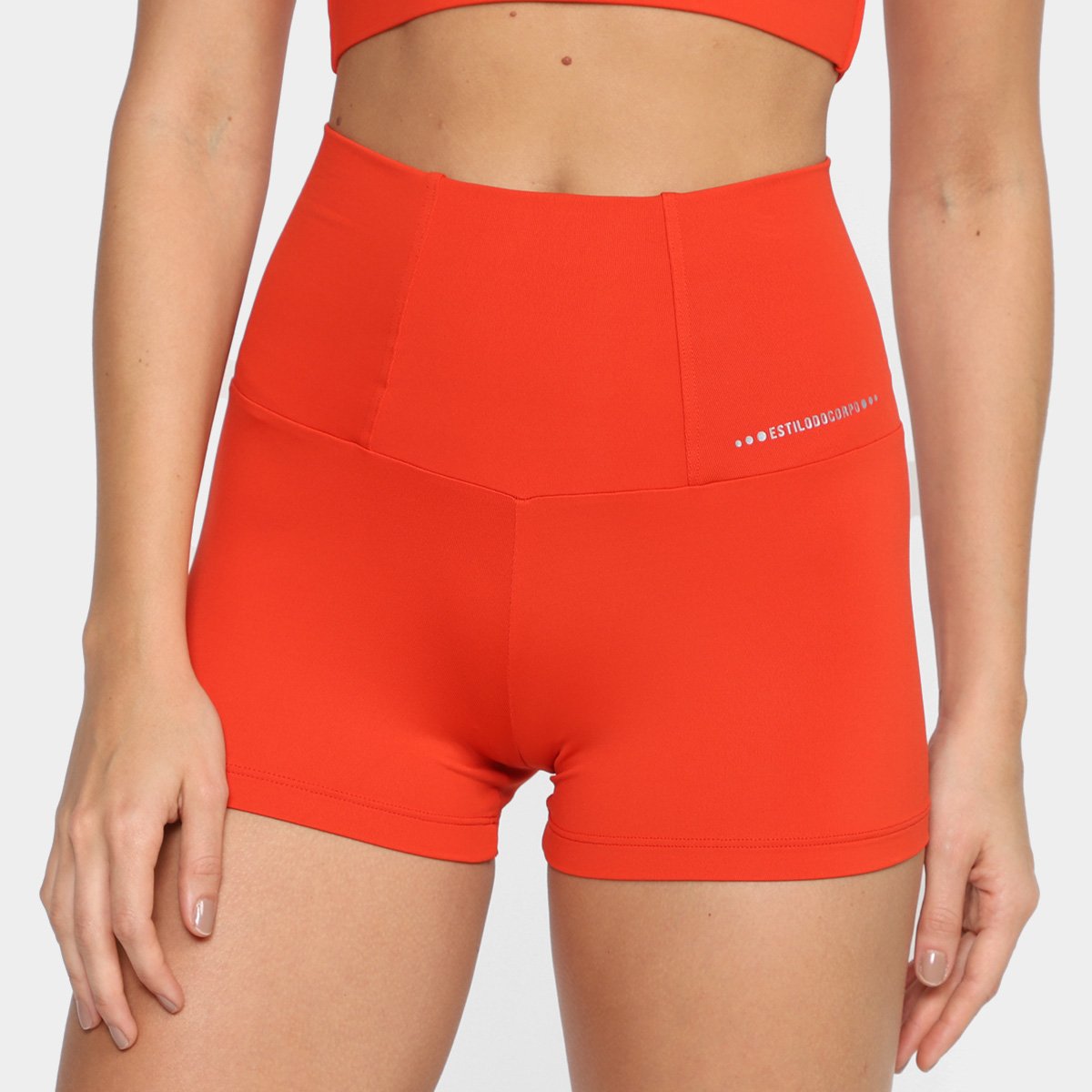 Short Estilo Do Corpo Justo Run Feminino - Vermelho Menor preço em Short Estilo Do Corpo Justo Run Feminino - Vermelho