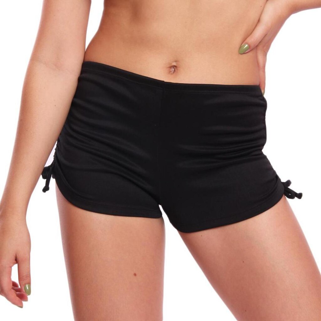 Short Feminino Curto Sunkini com Regulagem Lateral Moda Praia Piscina Verão Sobre Biquíni