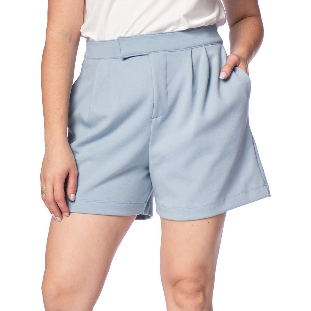 Short Feminino Endless Piquet Alfaiataria Caramelo