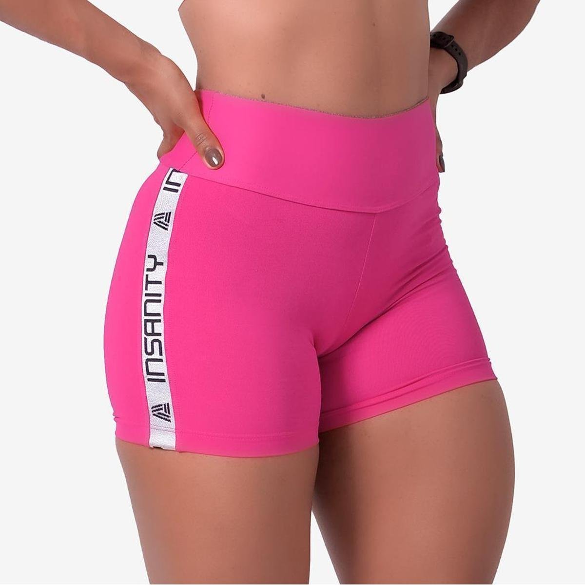 Short Feminino Fitness Insanity Physical Band Cor:Azul;Tamanho:P - Rosa Menor preço em Short Feminino Fitness Insanity Physical Band Cor:Azul;Tamanho:P - Rosa