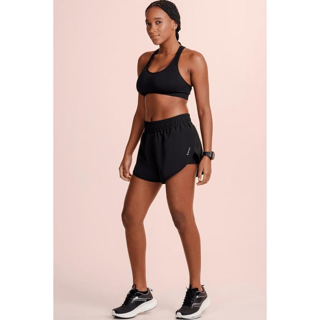 Short Feminino Lupo Duplo Running Com Bolso
