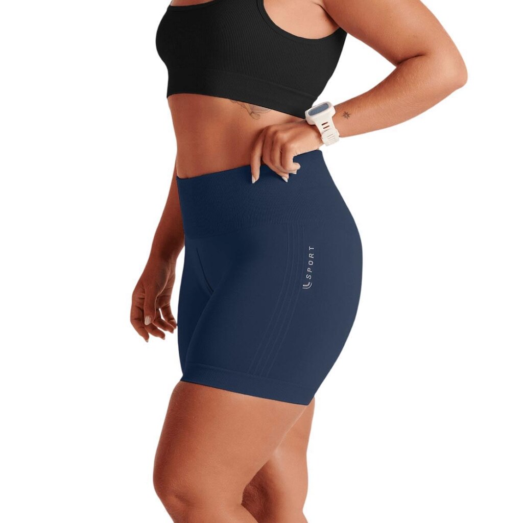 Short Feminino Lupo LSport Azul Marinho - 7134
