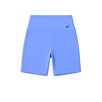 Short Fitness Movement Levo Blue, Poliamida, Zero Transparência Frente sem Costura