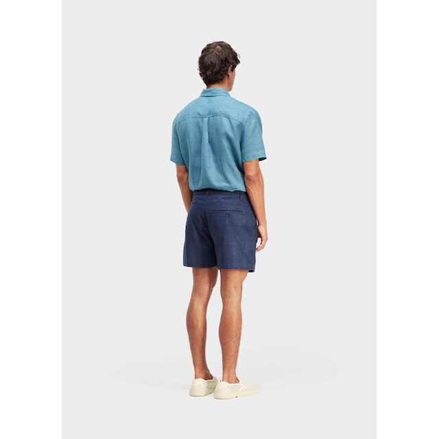 Short fluid linen pleats OSKLEN