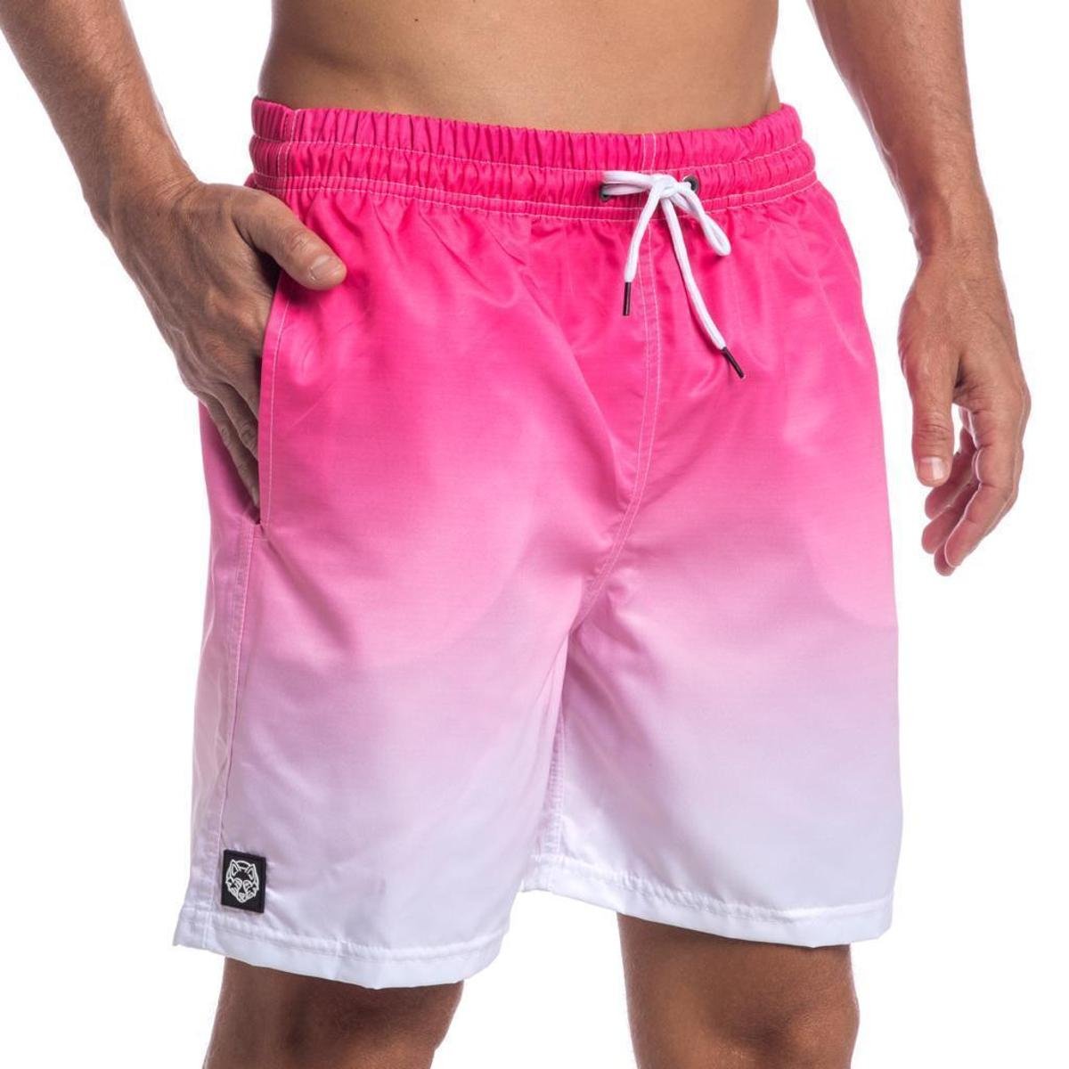 Short Forthem Masculina - Rosa Menor preço em Short Forthem Masculina - Rosa