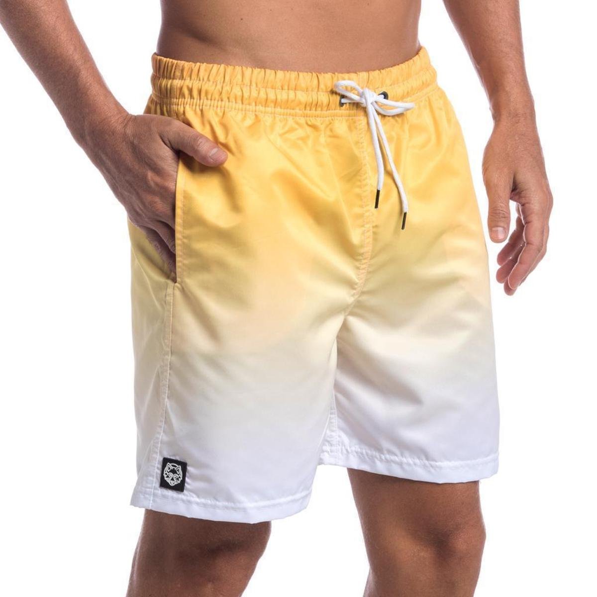 Short Forthem Masculina - Amarelo Menor preço em Short Forthem Masculina - Amarelo