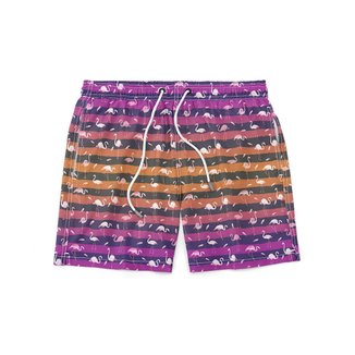 Short GIN TROPICAL Flamingos Masculino Moda Praia