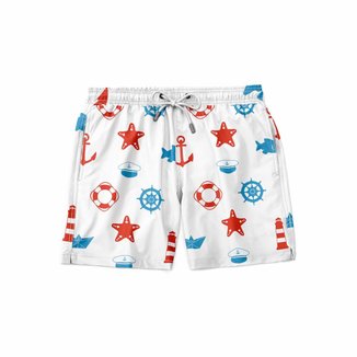 Short GIN TROPICAL Moda Praia Capitão Masculino