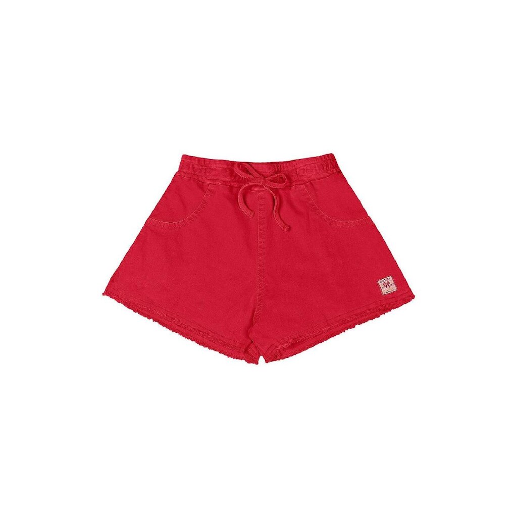 Short Infantil Feminino Sarja Elastano Quimby
