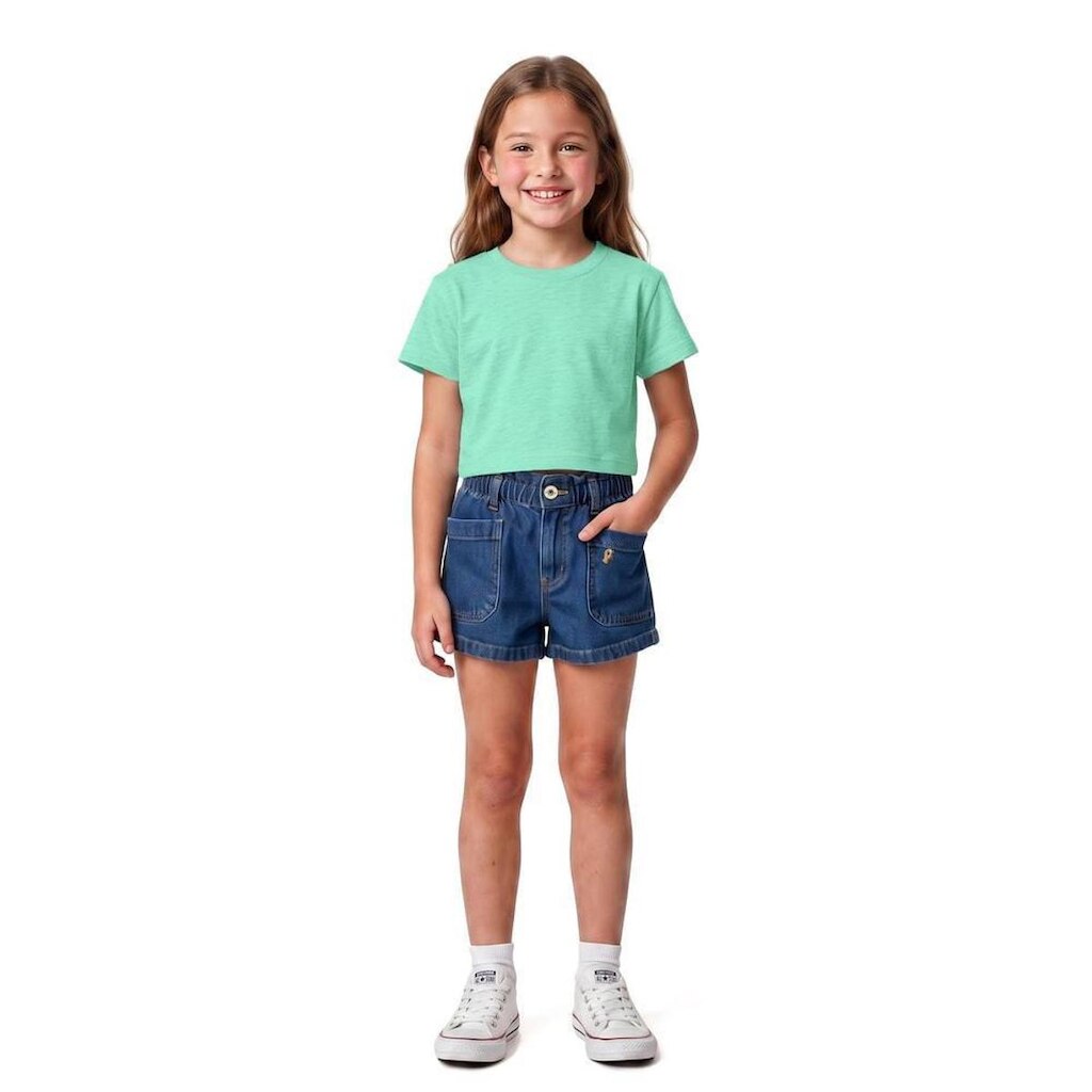 Short Infantil Menina Basiquinho Fun Alphabeto