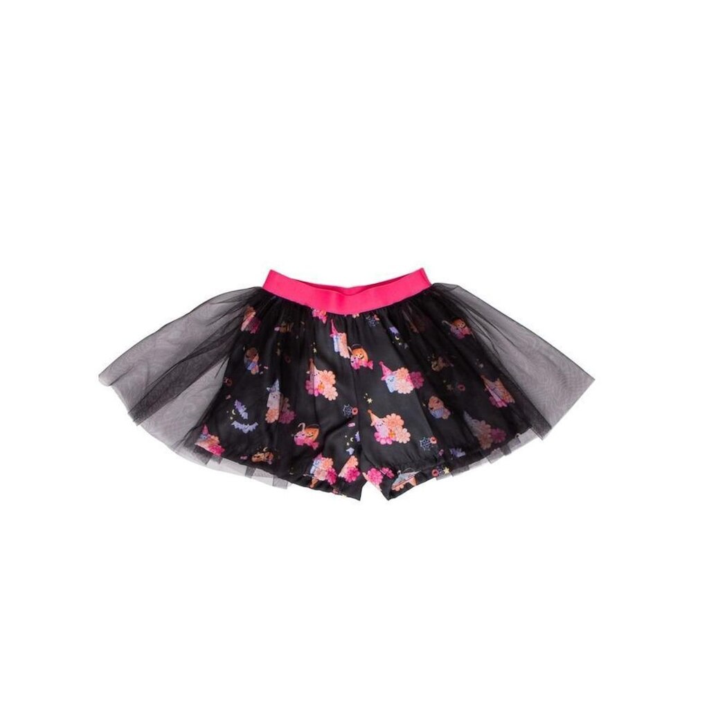 Short Infantil Menina Halloween Doce ou Travessura Alphabeto