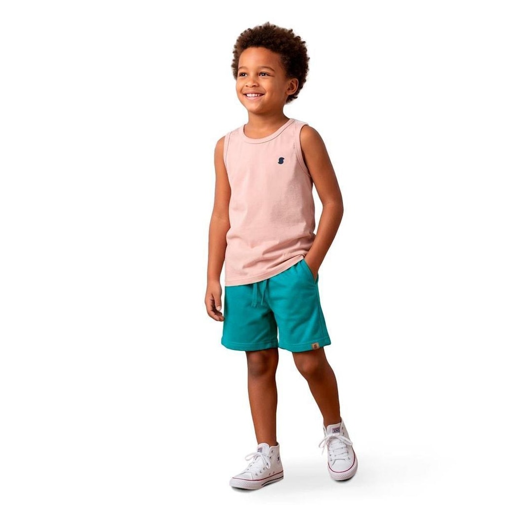 Short Infantil Menino Basiquinho Fun Alphabeto